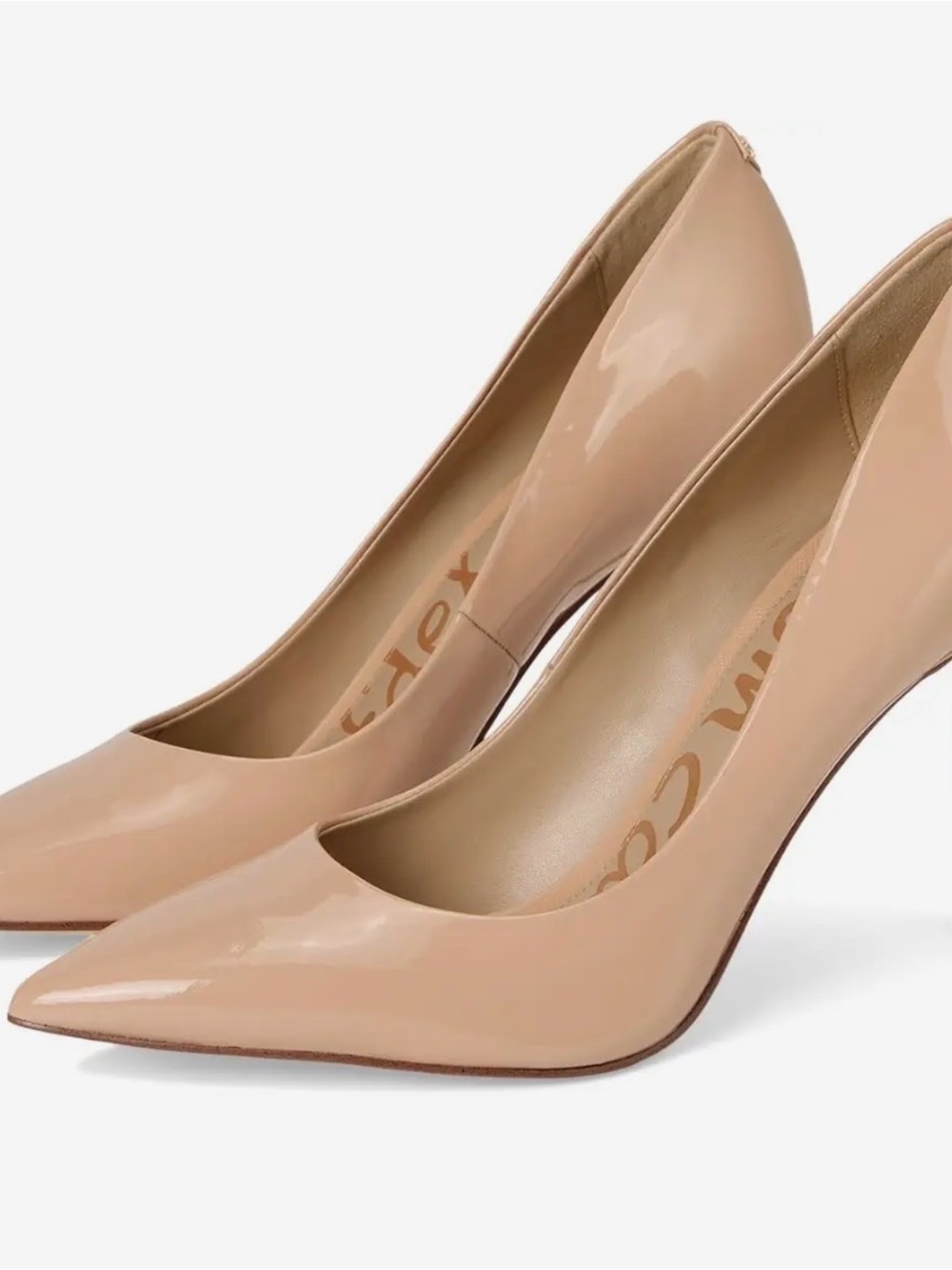 Sam Edelman Hazel - Nude Patent Pointed-Toe Pumps